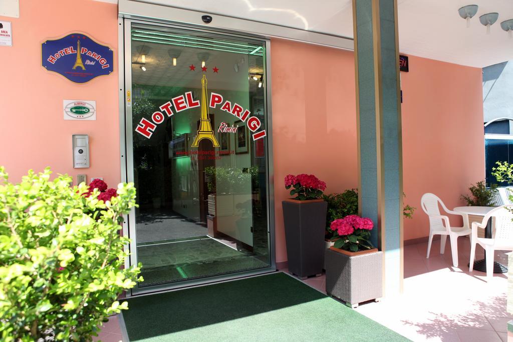 Hotel Parigi Rímini Exterior foto